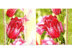 Serwetki Decoupage - Czerwone Tulipany