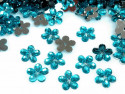 Kwiatki Akrylowe 12mm Turkusowy