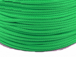 Sznurek poliestrowy 5mm - zielony 100m