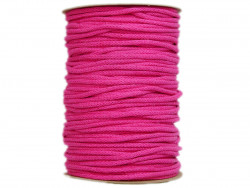 Sznurek bawełniany 3mm różowy amarantowy 100m