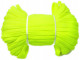 Sznurek poliestrowy 12mm płaski neon żółty cytrynowy 50m