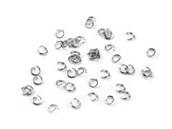 Kółko metalowe / ogniwko łączące 3mm srebrne