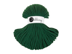 sznurek bawełniany pleciony 5mm zielony leśny BOBBINY