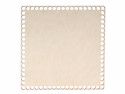 baza / dno ze sklejki 16x16cm z otworami 6mm