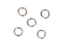 Kółko metalowe grube 5mm/1,2mm srebrne
