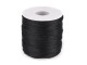 100m sznurek satynowy 1mm czarny