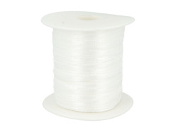 wstążka satynowa 3mm ecru rolka 91m