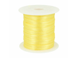 wstążka satynowa 3mm żółta