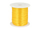 wstążka satynowa 3mm żółta ciemna rolka 91m