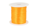 wstążka satynowa 3mm pomarańczowa rolka 91m