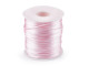 80-100m sznurek satynowy 1mm różowy jasny
