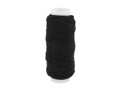 Guma okrągła / nici gumowe 0,5mm czarna ok. 25m